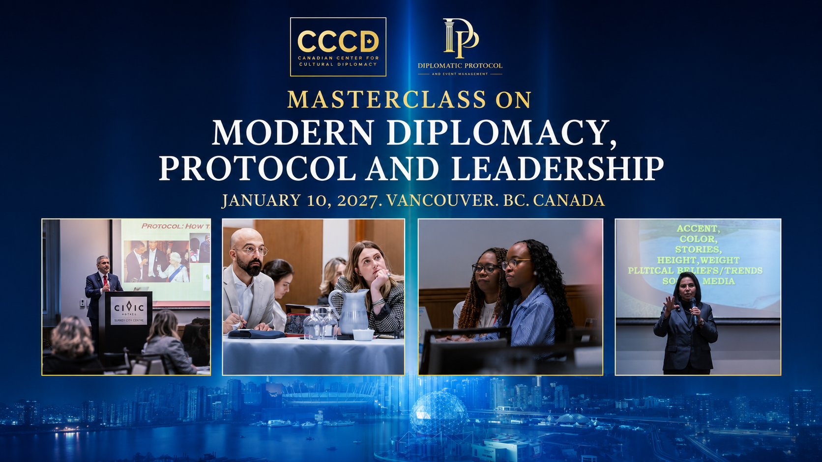 Masterclass on Modern Diplomacy, Protocol and Leadership