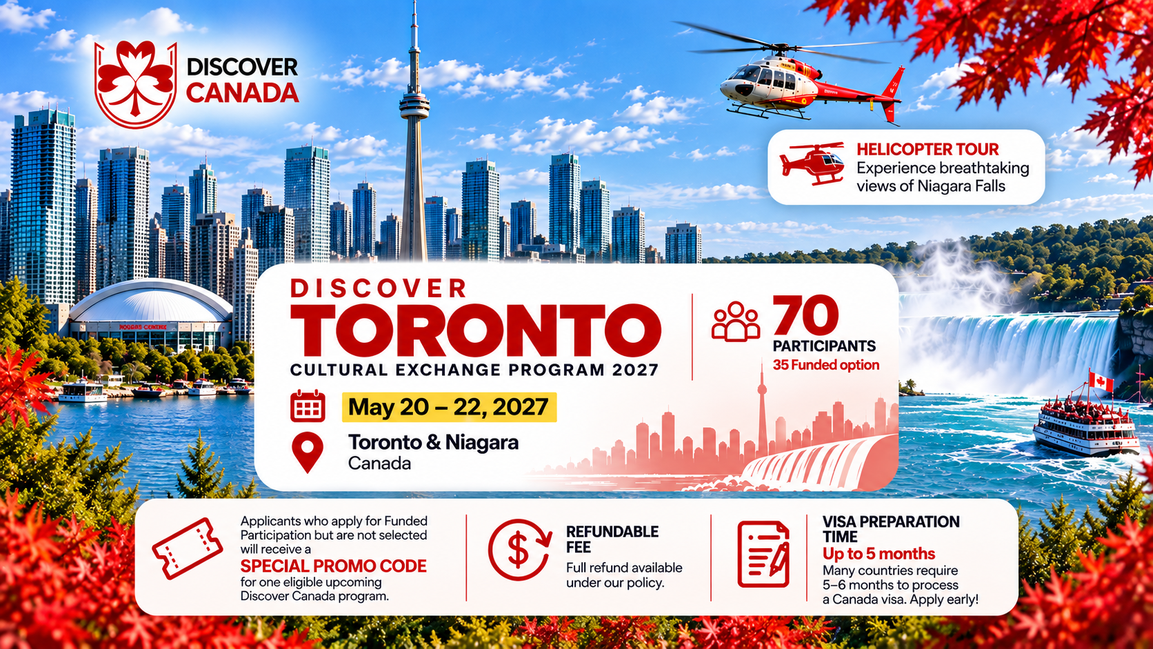 Discover Toronto Cultural Exchange Program 2027